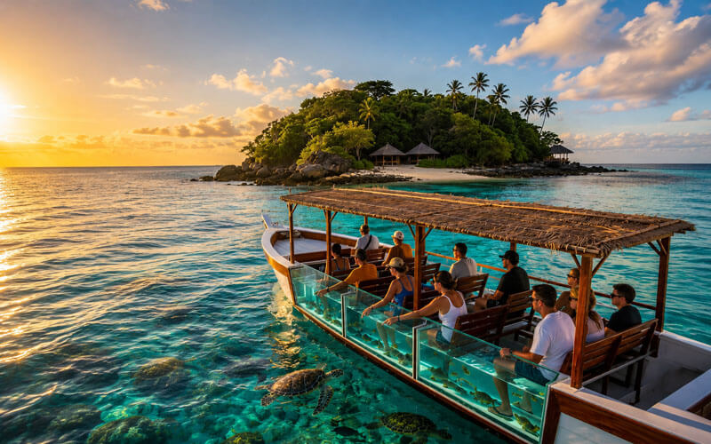 Glass Boat & Turtle Island(1)